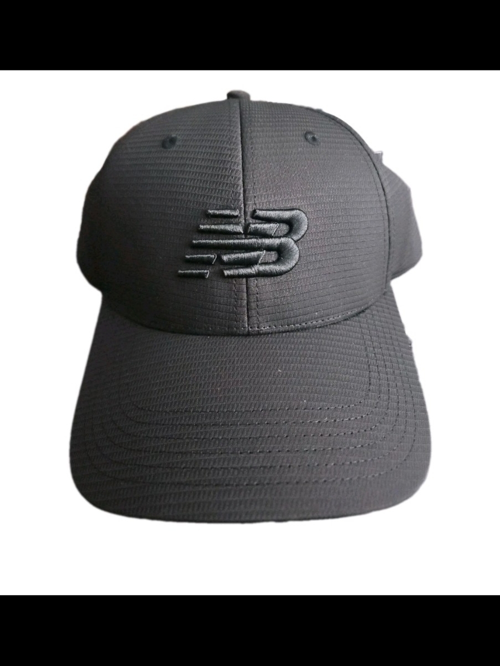 New Balance Black Embroidered Logo Cap